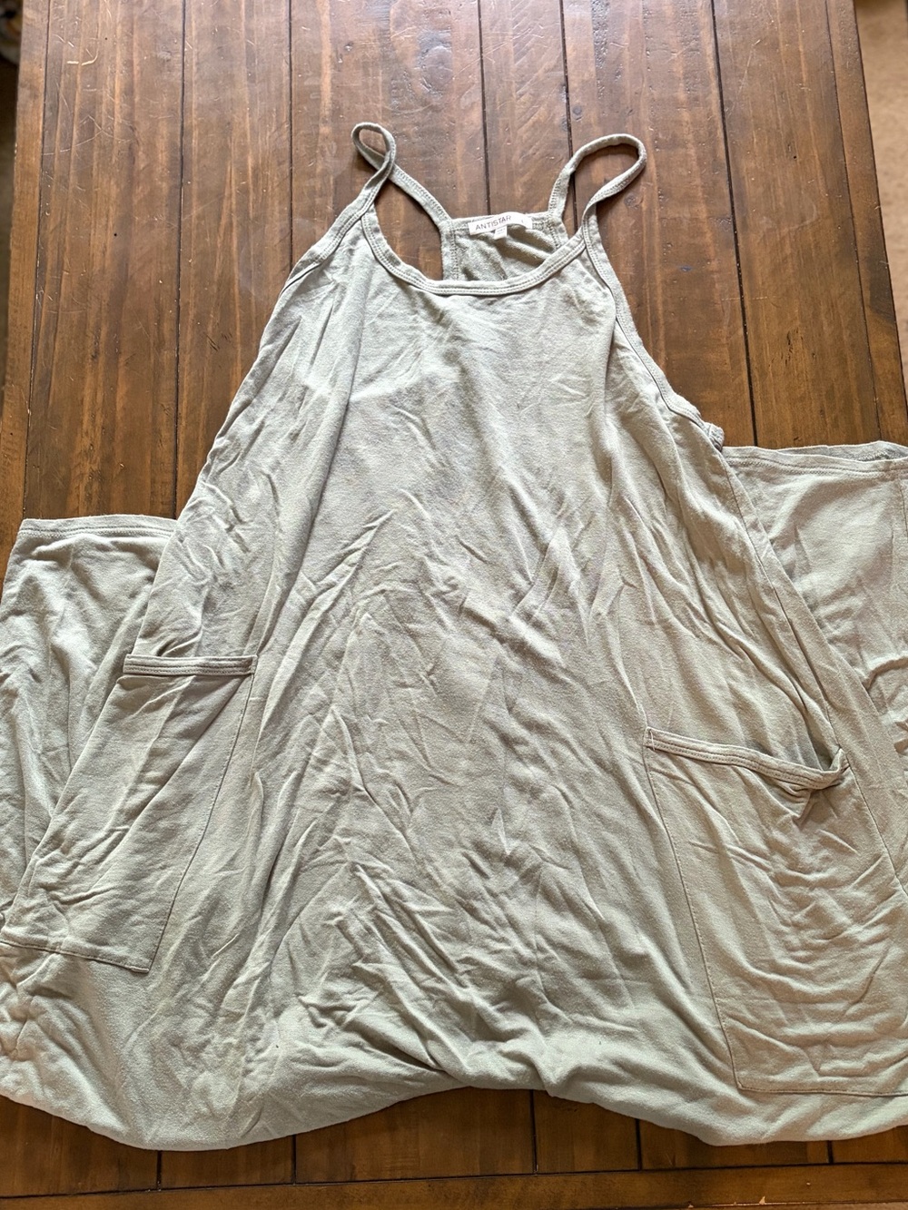 Light Sage Pocket Romper Jumpsuit